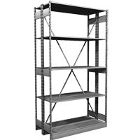 Galvanize Steel Shelving Snits, available in 12", 18", 24" Wide by 36", 48" Long
